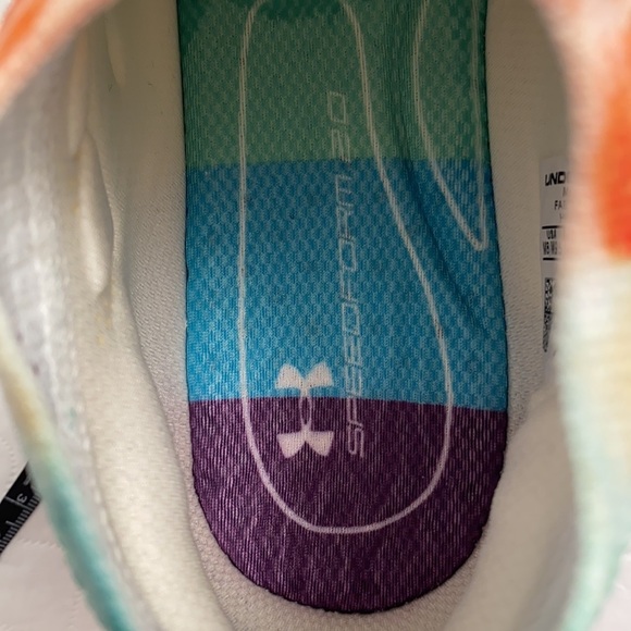 Under Armour tie dye rainbow HOVR Phantom Slip on PRIDE collection sneakers - Picture 12 of 12